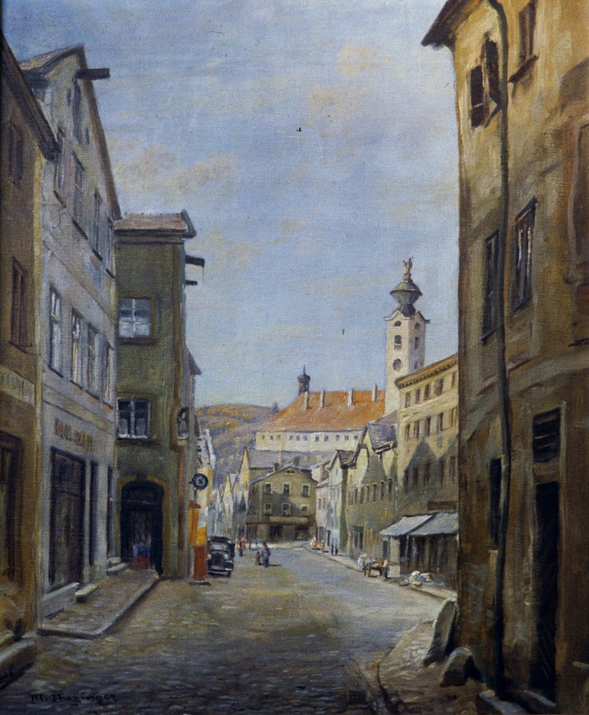 Pfahlgasse (Eichstätt) mit St. Walburg